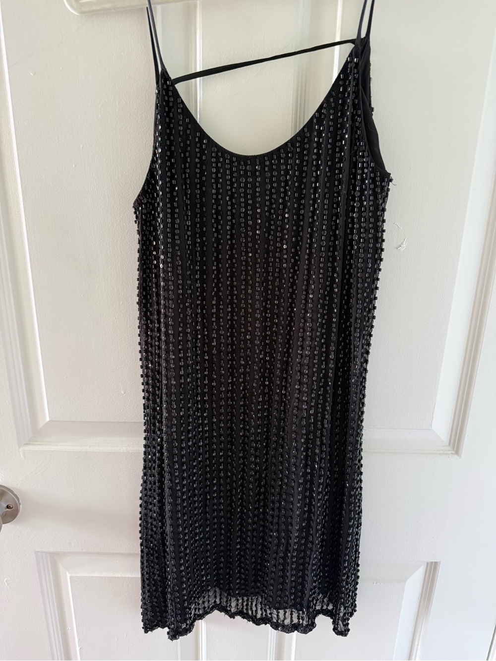 Parker Black Beaded dress
